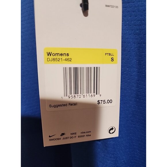 NIKE Size Small Dri Fit womens long sleeve 3/4 zip up pullover shirt sweater new - Picture 2 of 4